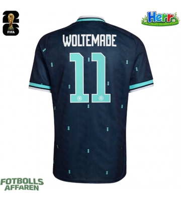 Tyskland Nick Woltemade #11 Bortatröja VM 2026 Kortärmad